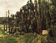 Paul Cezanne Poplar Trees Spain oil painting artist